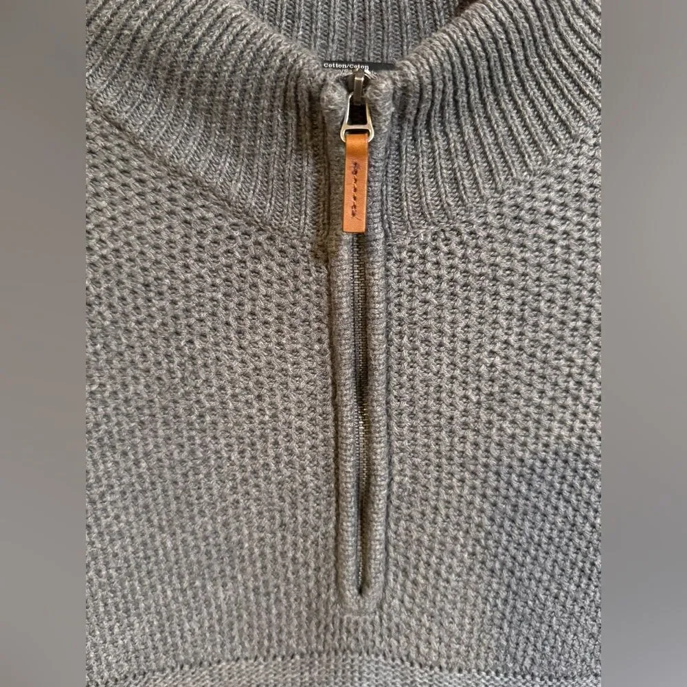 Nordstroms Men’s Shop Gray Cashmere Blend pullover size M